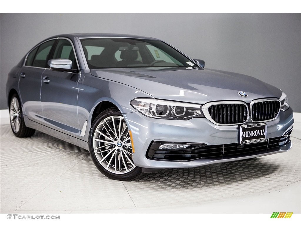 2017 5 Series 530i Sedan - Bluestone Metallic / Black photo #12