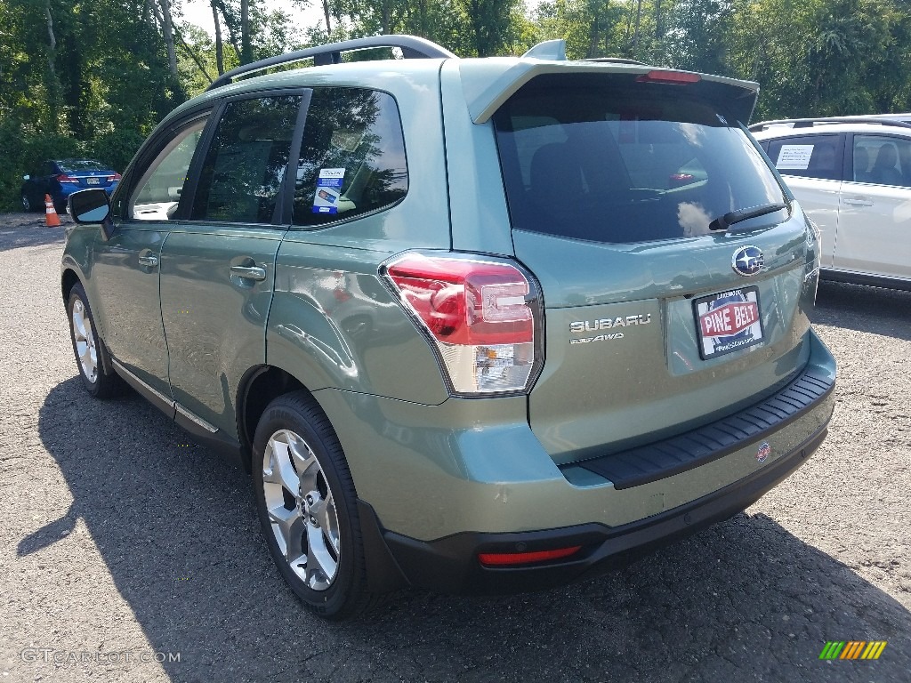 2018 Forester 2.5i Touring - Jasmine Green Metallic / Black photo #4
