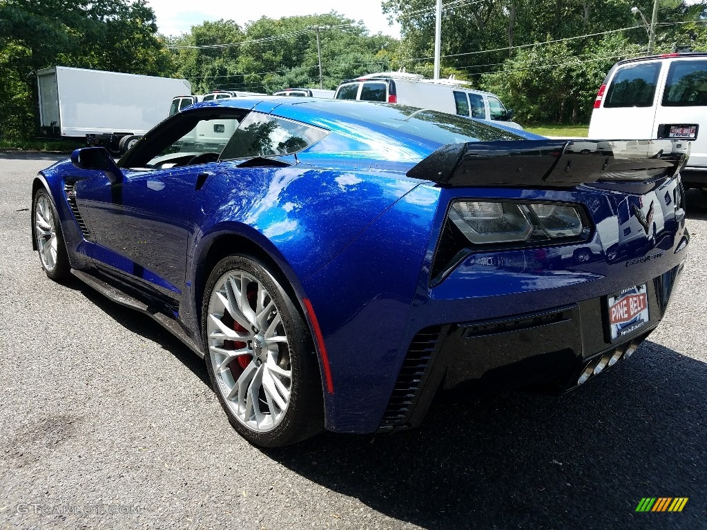 2017 Corvette Z06 Coupe - Admiral Blue / Jet Black photo #4