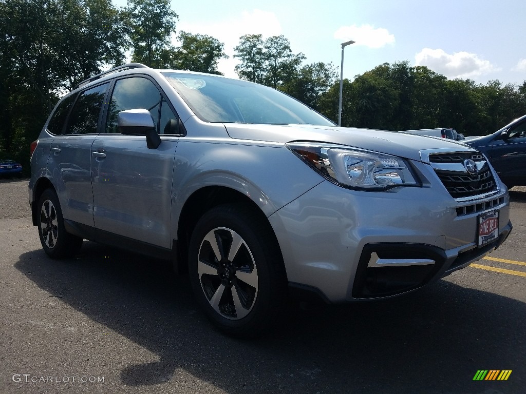 2018 Forester 2.5i Premium - Ice Silver Metallic / Platinum photo #1