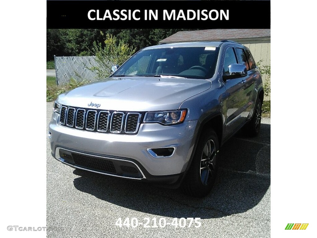 2018 Grand Cherokee Limited 4x4 - Billet Silver Metallic / Black photo #1