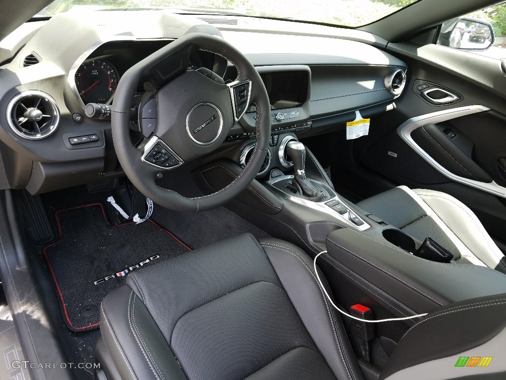 Jet Black Interior 2018 Chevrolet Camaro LT Convertible Photo #122321406