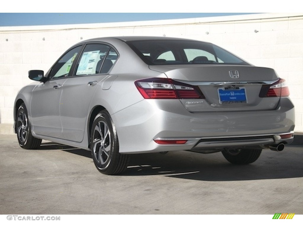 2017 Accord LX Sedan - Lunar Silver Metallic / Black photo #2