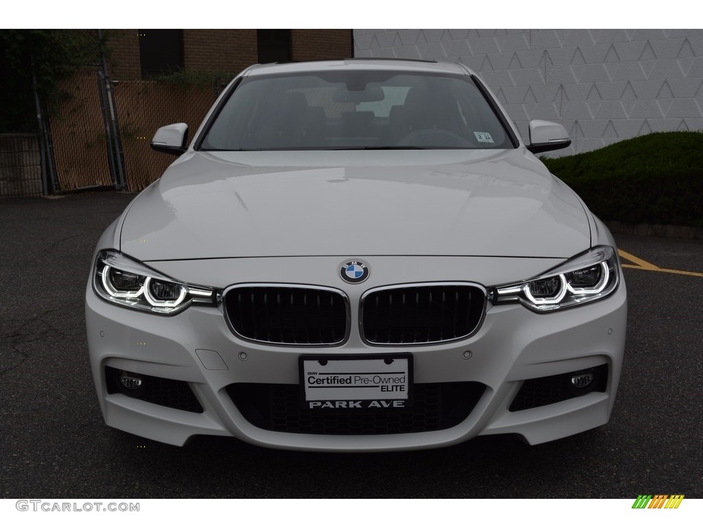 2017 3 Series 340i xDrive Sedan - Alpine White / Black photo #7