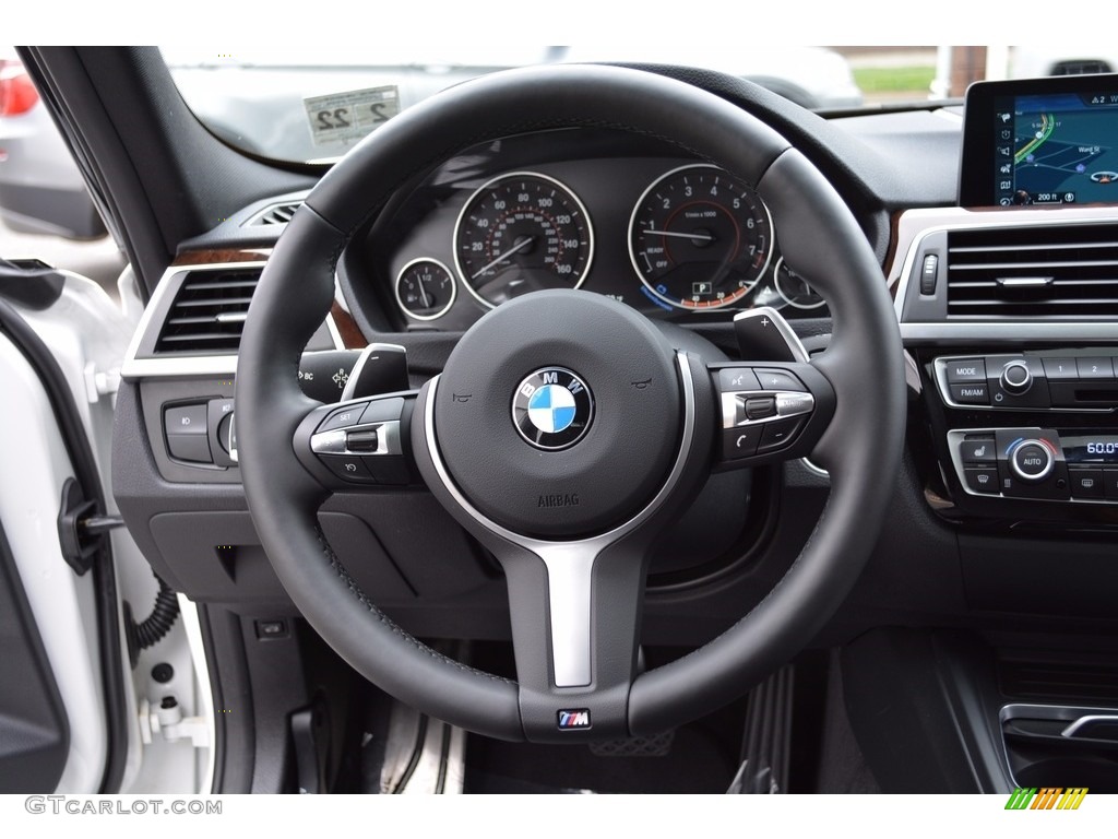 2017 3 Series 340i xDrive Sedan - Alpine White / Black photo #18