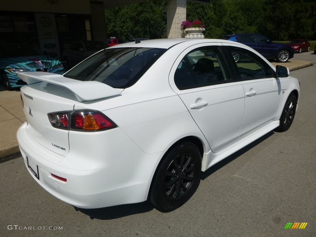 2012 Lancer ES - Wicked White / Black photo #2