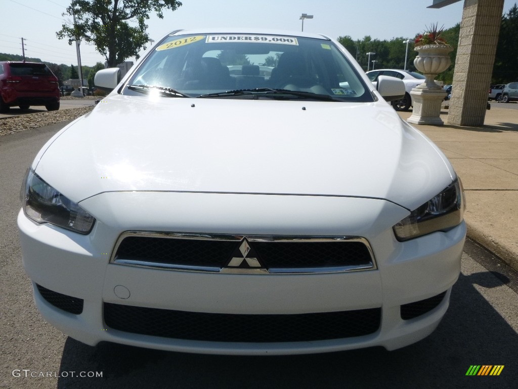 2012 Lancer ES - Wicked White / Black photo #4
