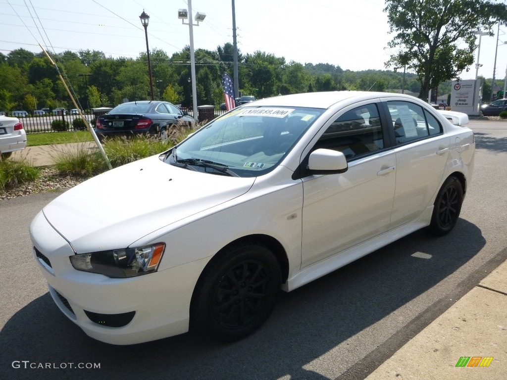 2012 Lancer ES - Wicked White / Black photo #5