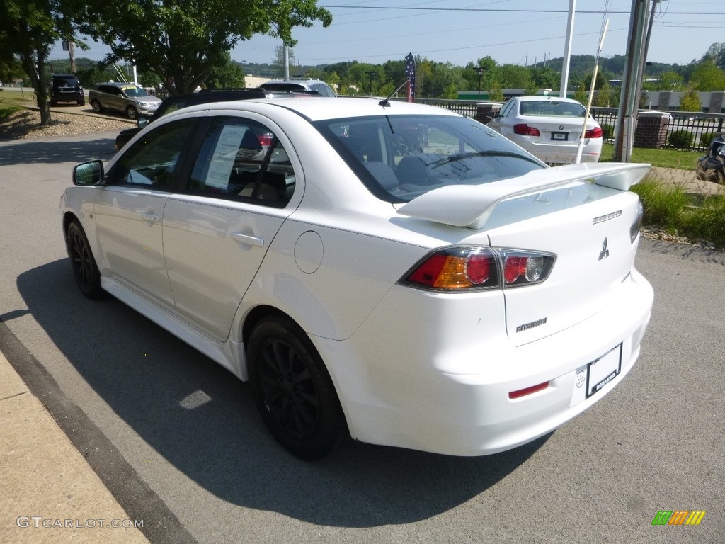 2012 Lancer ES - Wicked White / Black photo #7