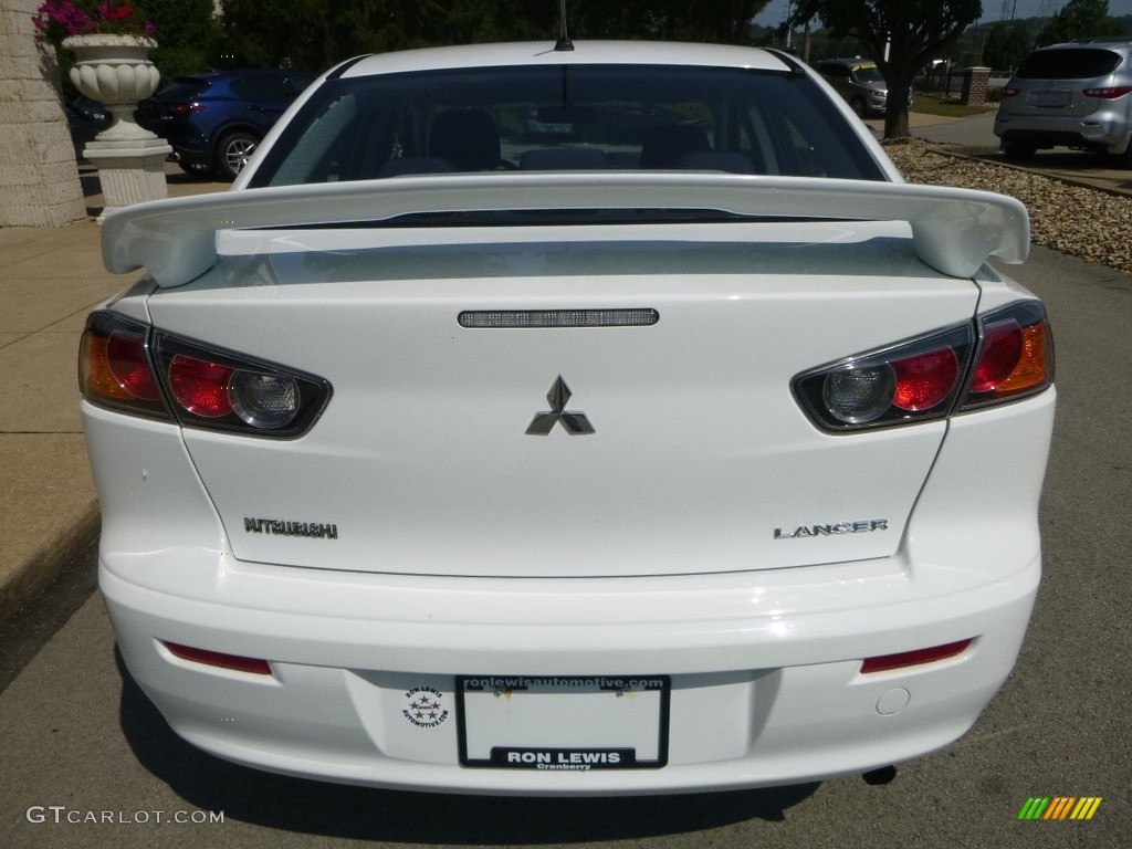2012 Lancer ES - Wicked White / Black photo #8