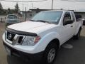 2012 Avalanche White Nissan Frontier S King Cab  photo #3
