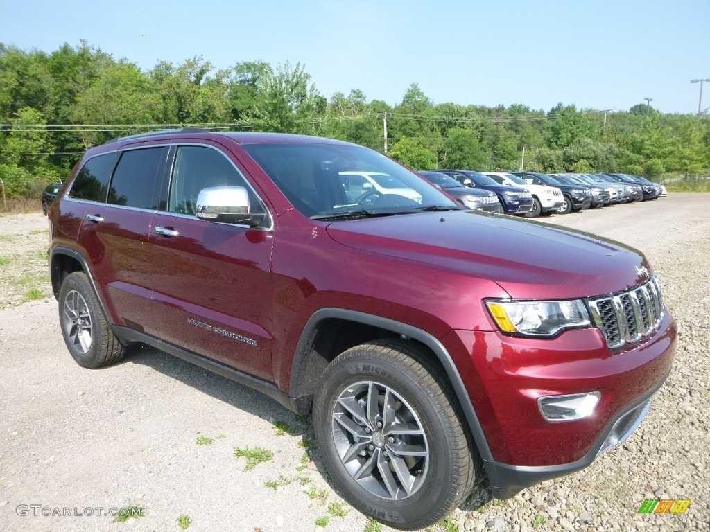 Velvet Red Pearl 2018 Jeep Grand Cherokee Limited 4x4 Exterior Photo #122331767
