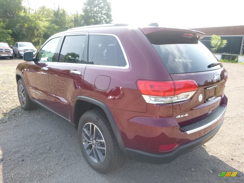 2018 Grand Cherokee Limited 4x4 - Velvet Red Pearl / Black photo #5