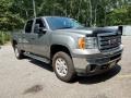 2013 Quicksilver Metallic GMC Sierra 2500HD SLE Crew Cab 4x4  photo #1