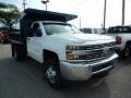 Summit White - Silverado 3500HD Work Truck Regular Cab 4x4 Photo No. 3