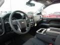 2018 Chevrolet Silverado 2500HD Jet Black Interior Front Seat Photo