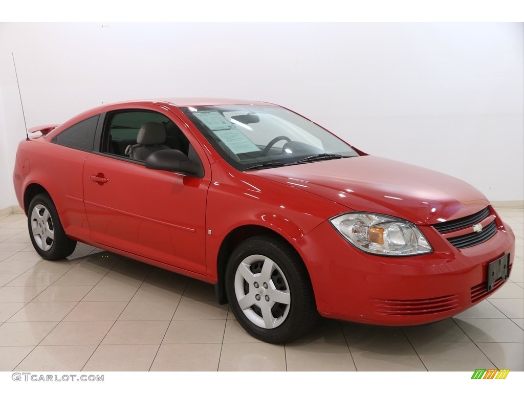 2008 Cobalt LS Coupe - Victory Red / Gray photo #1