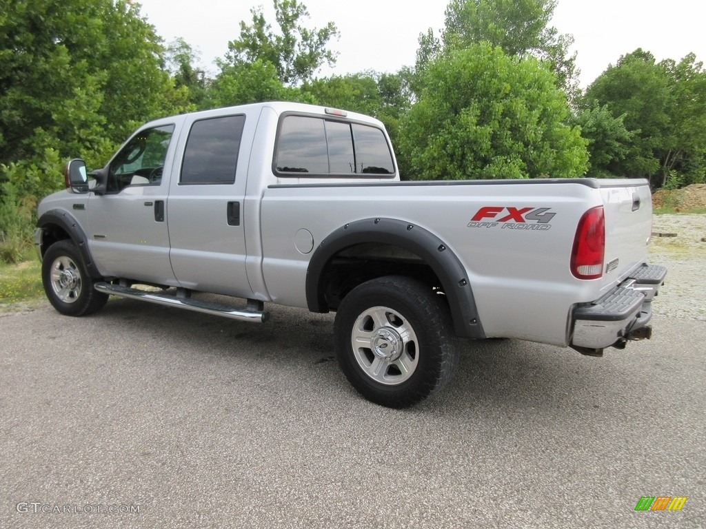 2006 F250 Super Duty Lariat Crew Cab 4x4 - Silver Metallic / Medium Flint photo #7