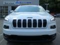 2018 Bright White Jeep Cherokee Altitude 4x4  photo #8