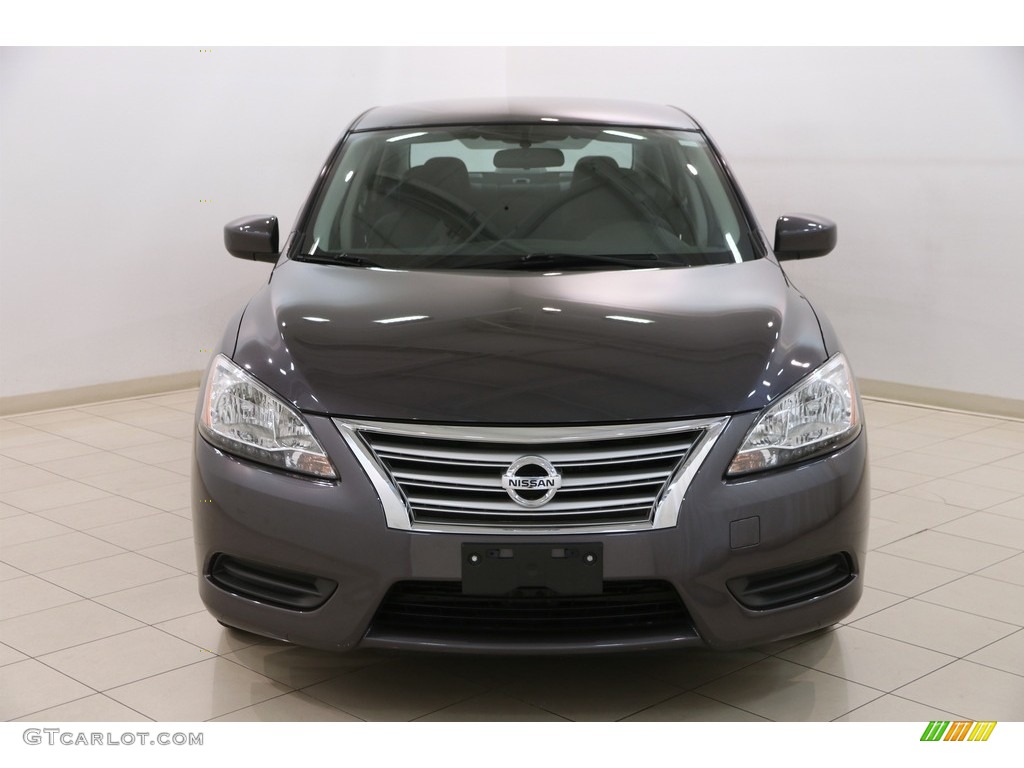 2014 Sentra SL - Amethyst Gray / Charcoal photo #2