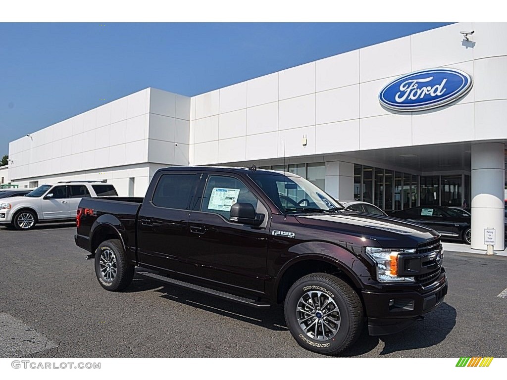 2018 F150 XLT SuperCrew 4x4 - Magma Red / Black photo #1