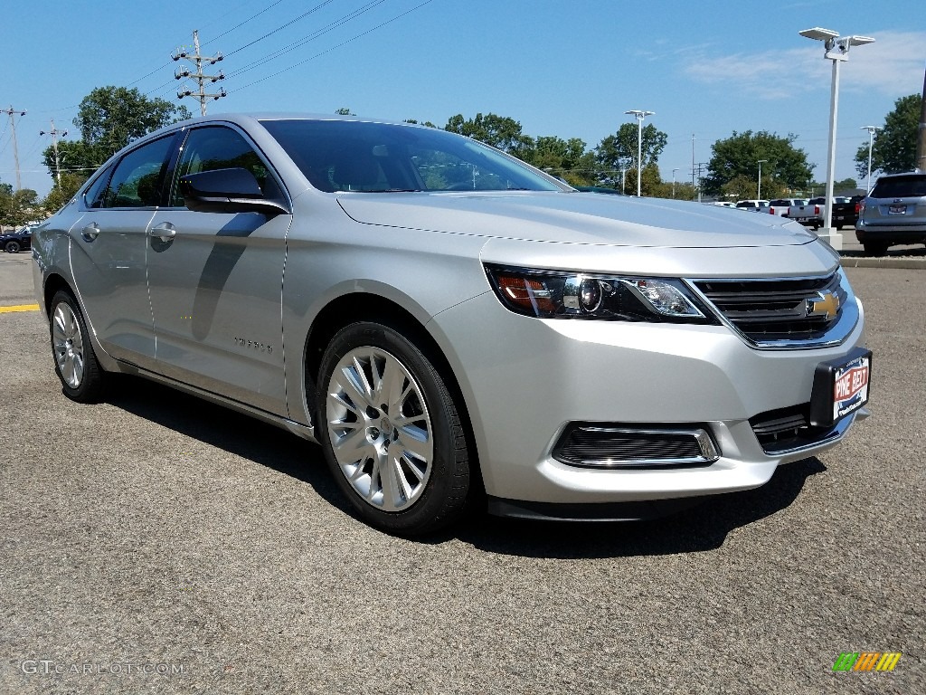 2018 Impala LS - Silver Ice Metallic / Jet Black/Dark Titanium photo #1