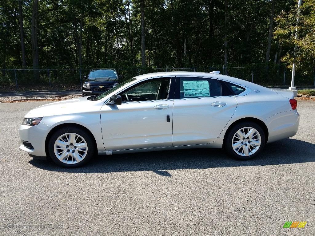 2018 Impala LS - Silver Ice Metallic / Jet Black/Dark Titanium photo #3