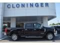 Shadow Black - F250 Super Duty Lariat Crew Cab 4x4 Photo No. 2