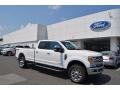 2017 Oxford White Ford F350 Super Duty Lariat Crew Cab 4x4  photo #1