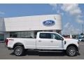 2017 Oxford White Ford F350 Super Duty Lariat Crew Cab 4x4  photo #2