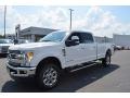 2017 Oxford White Ford F350 Super Duty Lariat Crew Cab 4x4  photo #3