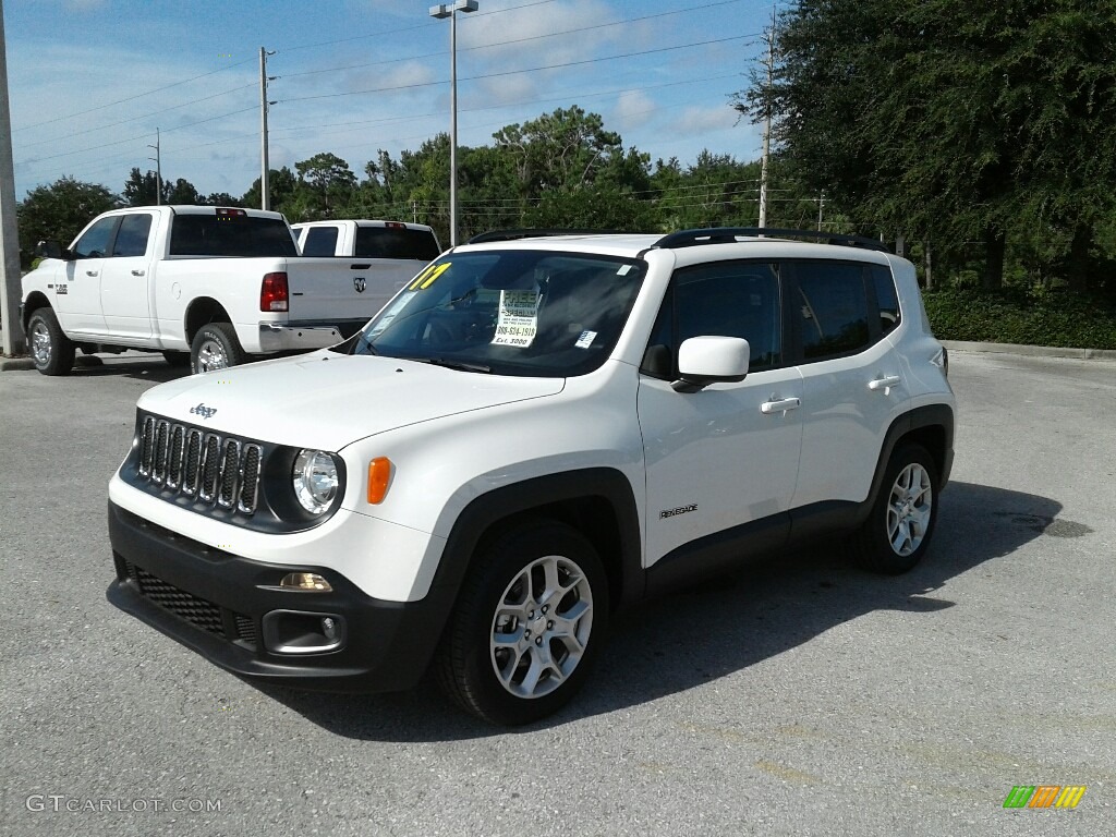 Alpine White Jeep Renegade