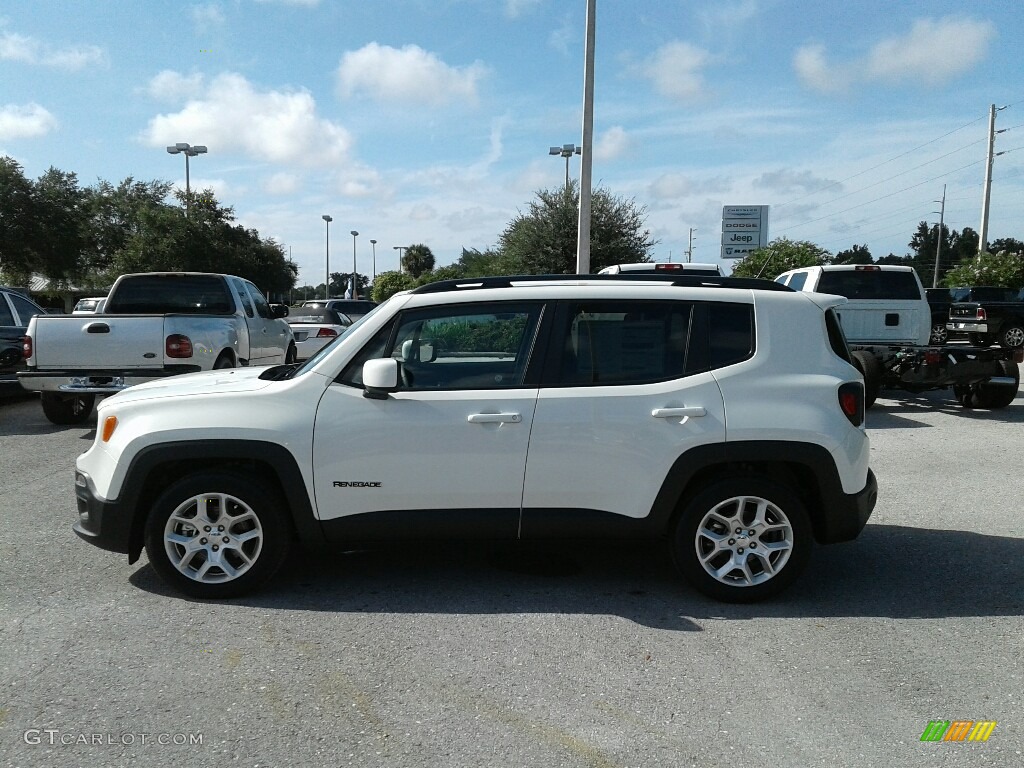 2017 Renegade Latitude - Alpine White / Black photo #2