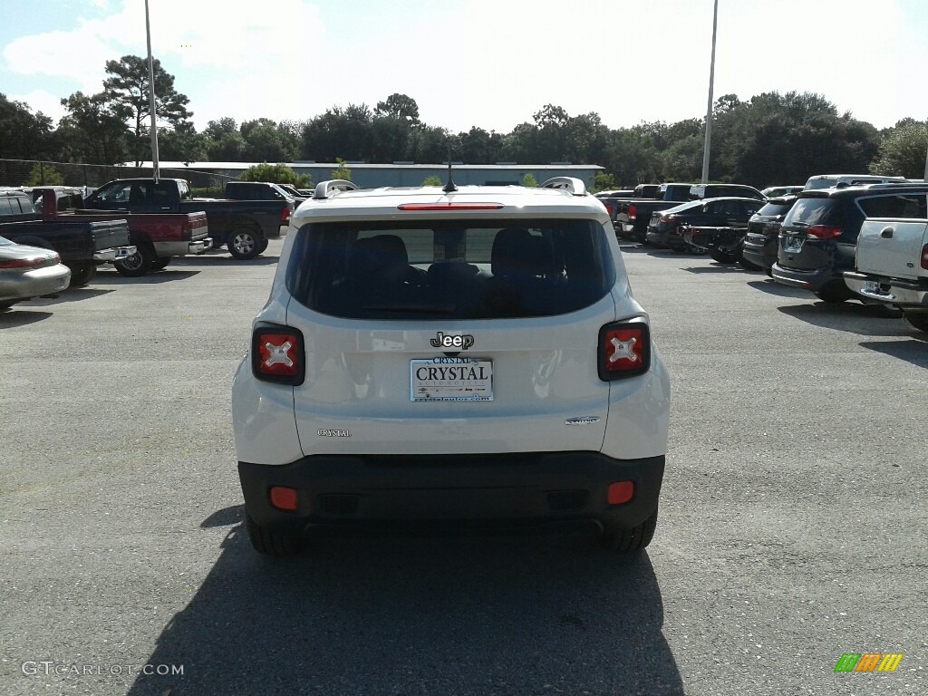 2017 Renegade Latitude - Alpine White / Black photo #4