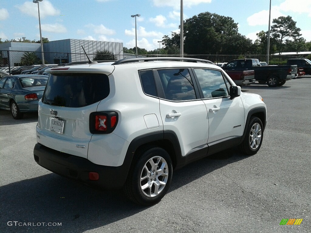 2017 Renegade Latitude - Alpine White / Black photo #5