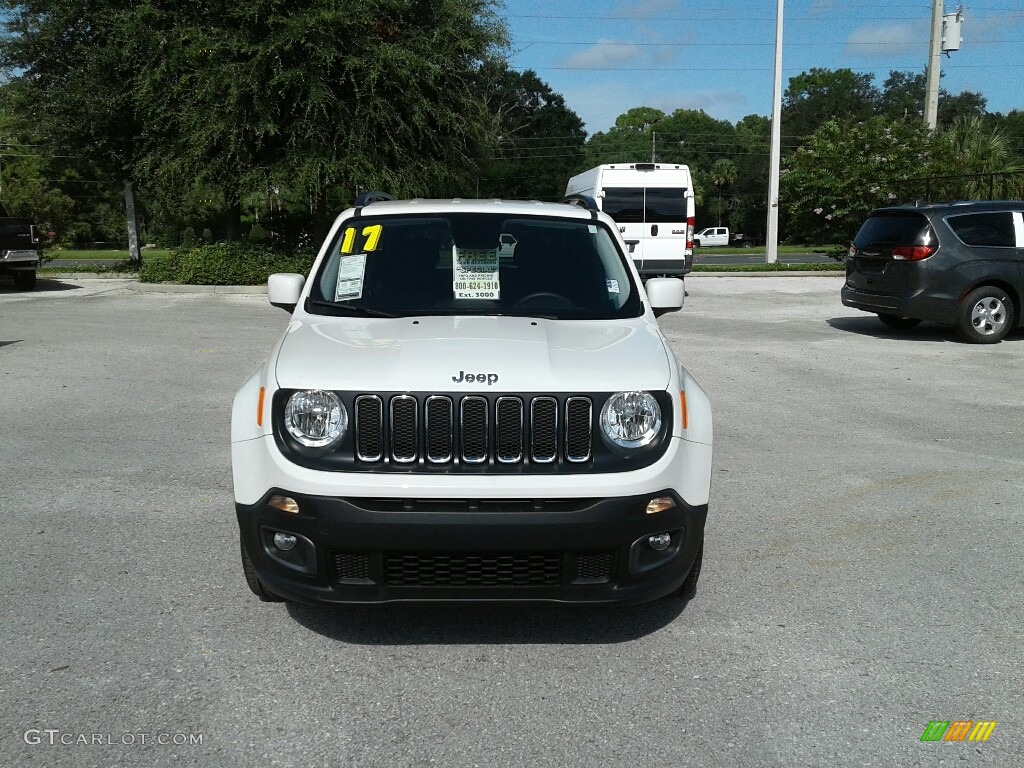 2017 Renegade Latitude - Alpine White / Black photo #8