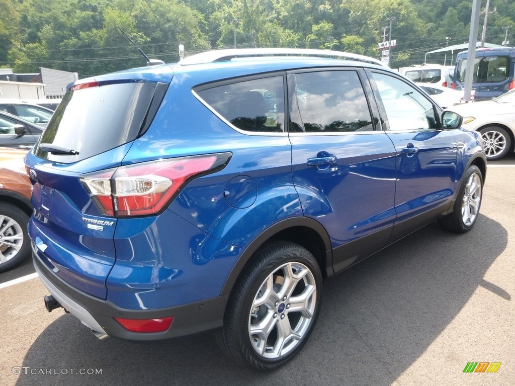 2017 Escape Titanium 4WD - Lightning Blue / Charcoal Black photo #2