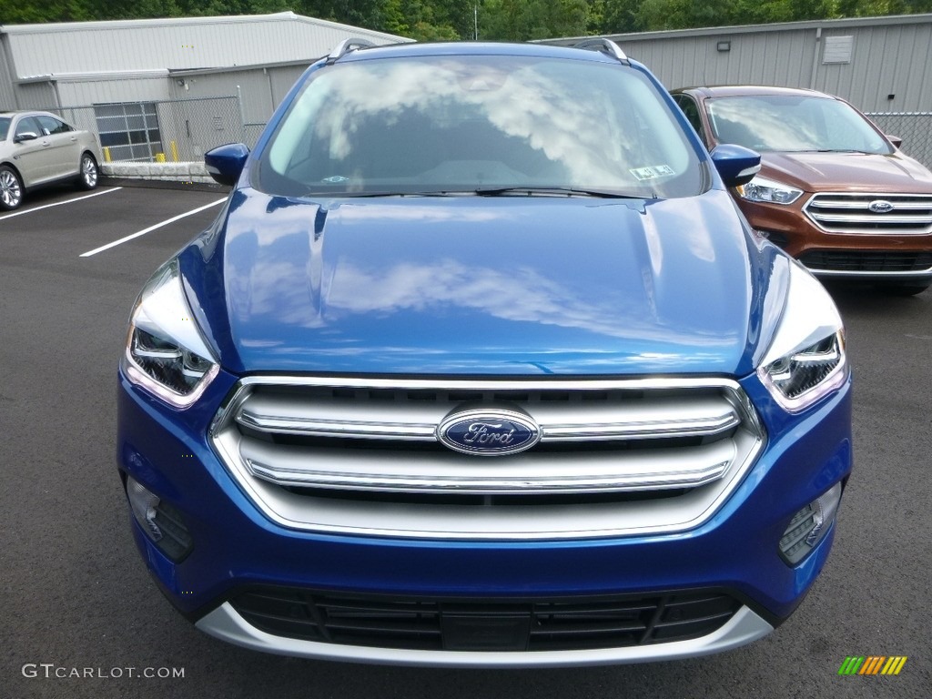 2017 Escape Titanium 4WD - Lightning Blue / Charcoal Black photo #4