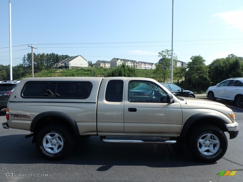 2004 Tacoma V6 Xtracab 4x4 - Mystic Gold Metallic / Oak photo #2