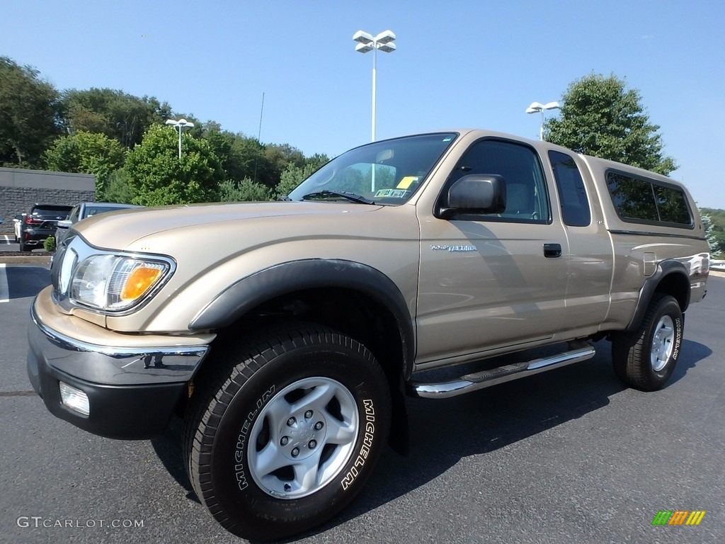 2004 Tacoma V6 Xtracab 4x4 - Mystic Gold Metallic / Oak photo #4