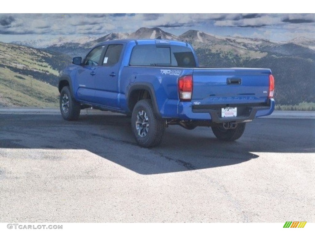 2017 Tacoma TRD Off Road Double Cab 4x4 - Blazing Blue Pearl / TRD Graphite photo #3