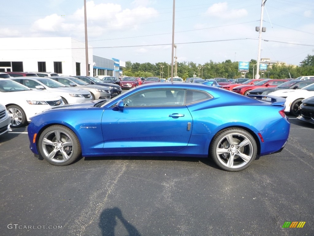 2018 Camaro SS Coupe - Hyper Blue Metallic / Jet Black photo #2