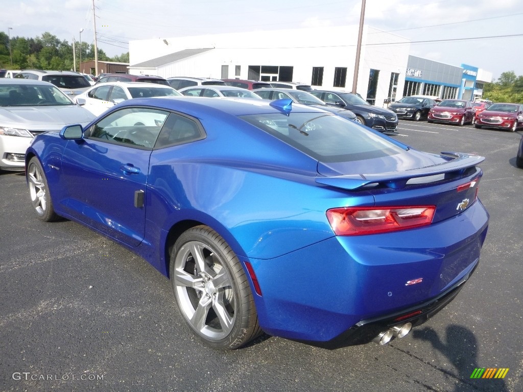 2018 Camaro SS Coupe - Hyper Blue Metallic / Jet Black photo #3