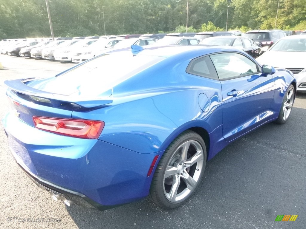 2018 Camaro SS Coupe - Hyper Blue Metallic / Jet Black photo #5