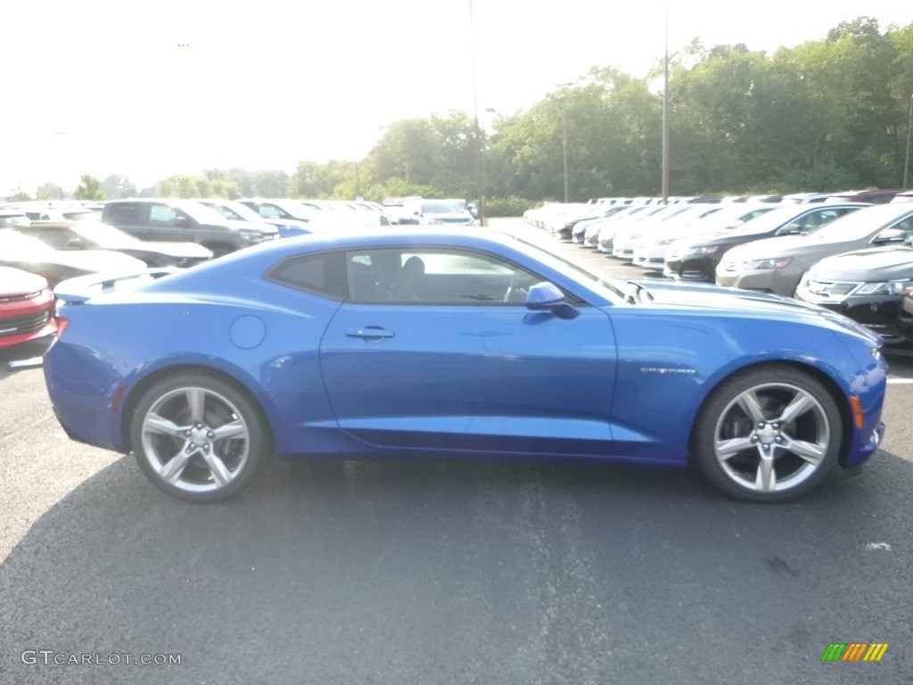 2018 Camaro SS Coupe - Hyper Blue Metallic / Jet Black photo #6