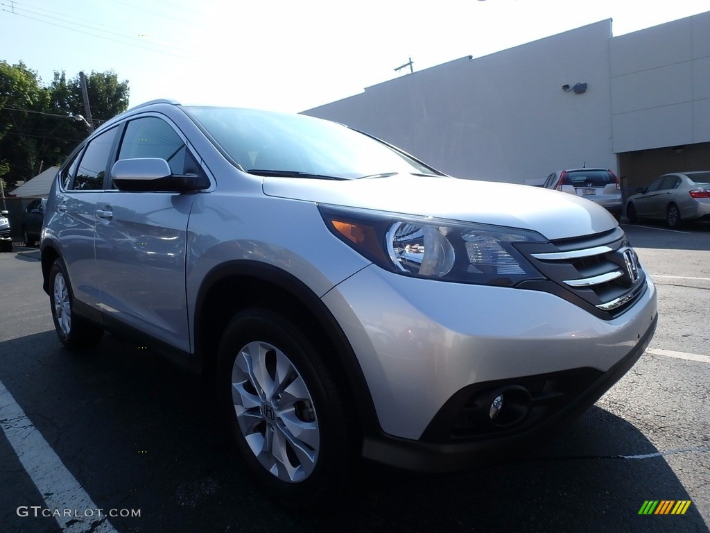 2014 CR-V EX-L AWD - Alabaster Silver Metallic / Gray photo #1