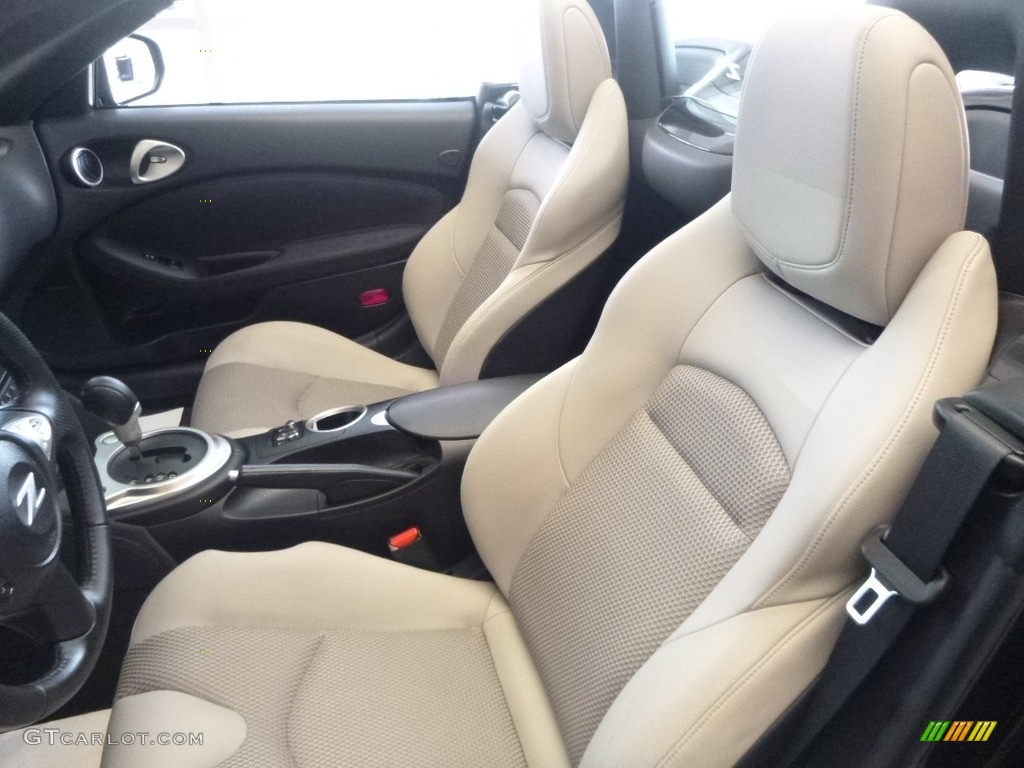 Gray Interior 2016 Nissan 370Z Touring Roadster Photo #122349148