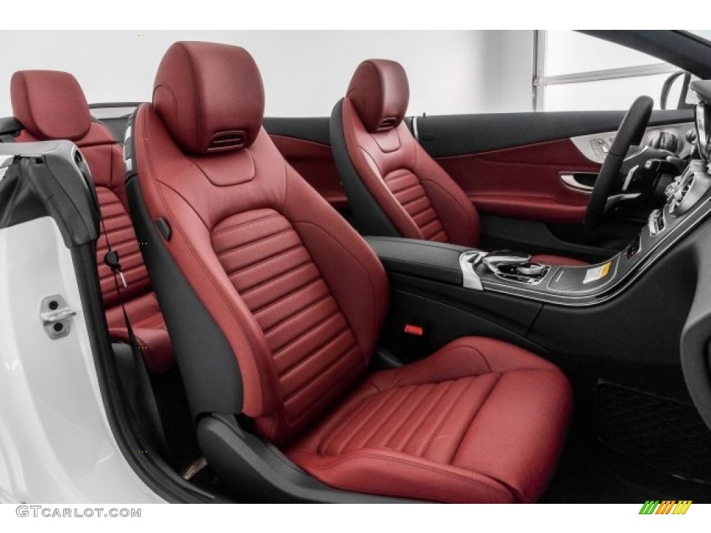 Cranberry Red/Black Interior 2018 Mercedes-Benz C 300 Cabriolet Photo #122349670