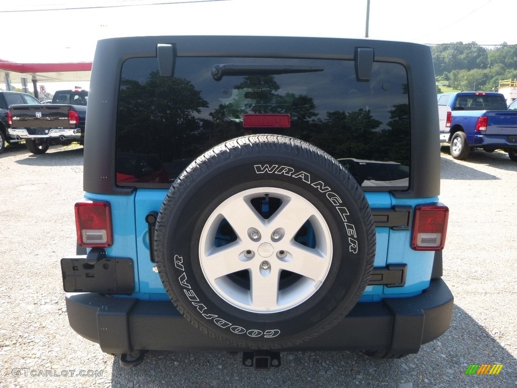 2017 Wrangler Unlimited Sport 4x4 - Chief Blue / Black photo #4