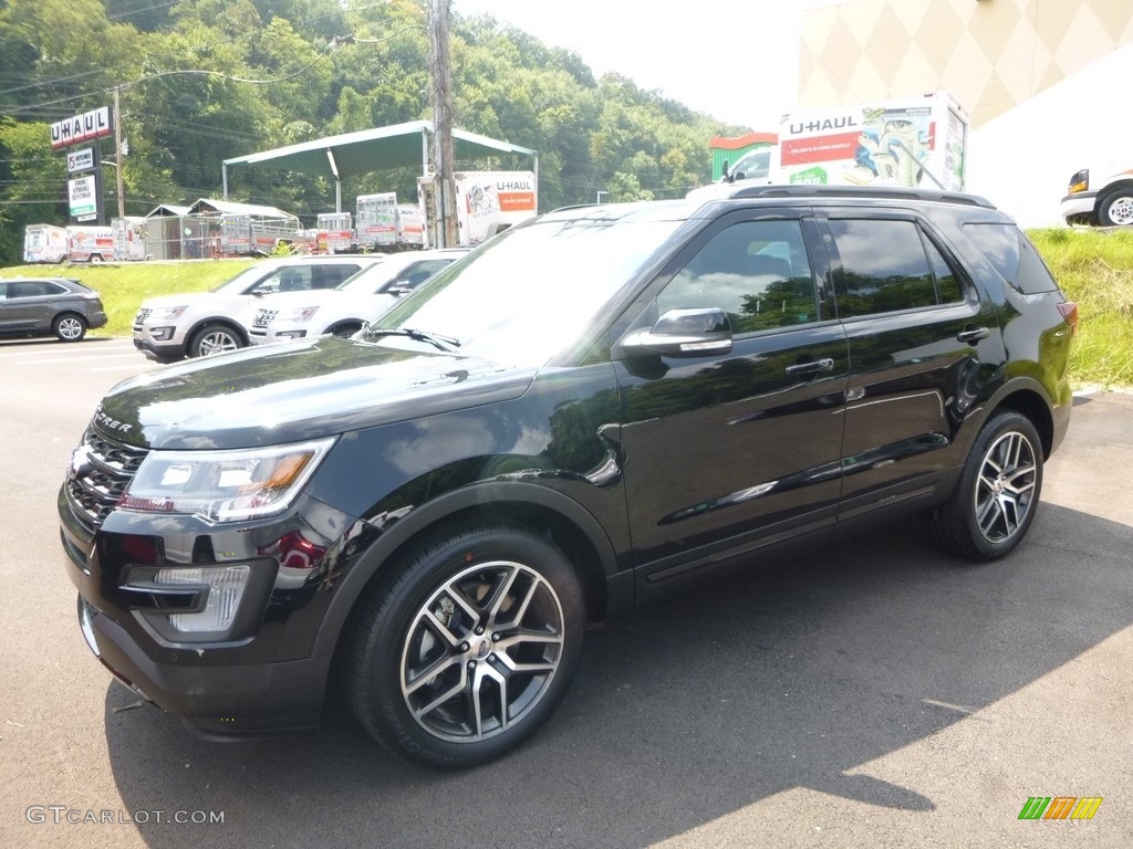 2017 Explorer Sport 4WD - Shadow Black / Ebony Black photo #5